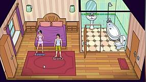 contrasting striptease fucking at the night club.