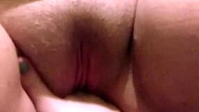 Fat lesbian moaning while getting fingered to climax