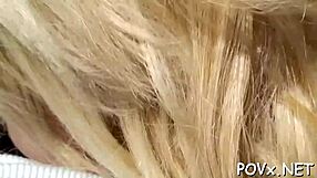 Shaved Pussy Endures Intense Pounding From Erected Cock in Rough POV