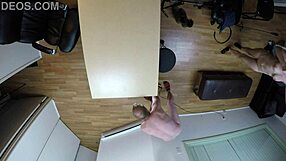 Audrey Decker gags on cock in POV casting