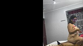 First casting of a wild Latina MILF craving action