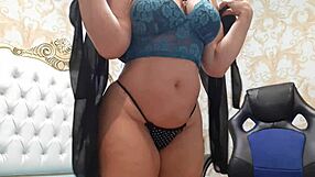 Blonde Latina MILF Dances Sensually In Shorts, Shaking Her Big Ass Hard