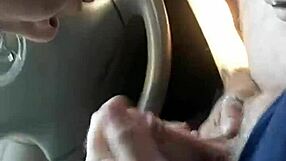 Chill Blowjob in Colorado Car, Swallowing Cum.