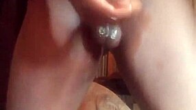 sexyjayla254 the african crossdresser strokes big black dick. homemade solo masturbation with cum.