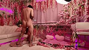 Della Cate Visits Nade Nasty's Pink Room For Behind-The-Scenes Blowjob And Masturbation Fun