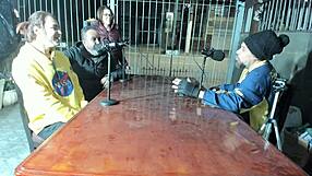 Ma Santos And Binho Ted Invite Rafa To Fuck Luana Live!