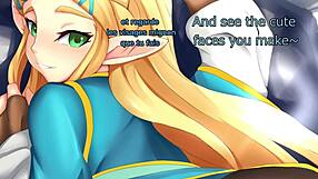 princess zelda gives steamy jerk off instructions for you