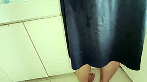 Sneaky Housewife in Shorts Hides Hairy Secrets Today?