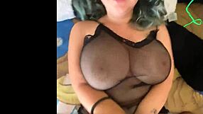 Full-fledged morning wood action with big bouncing tits