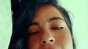 The Hot Latina Is Masturbating In This Video