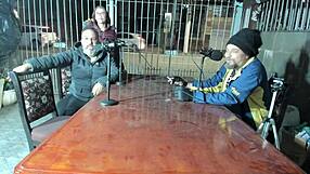 Ma Santos And Binho Ted Invite Rafa To Fuck Luana Live!