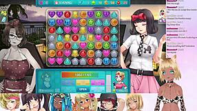 Vtuber lewdneko plays huniepop 2 double date part 4, featuring group interactions