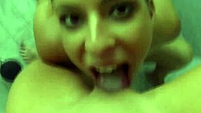 real lesbian videos showing fingering in the shower with mirror view