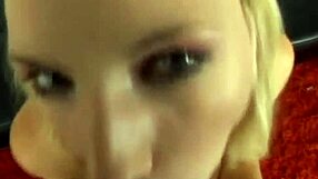 Blonde teen sucks Skylar Banx cock