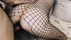 Mature Wife In Stockings And Lingerie Begs For Hard Assfucking