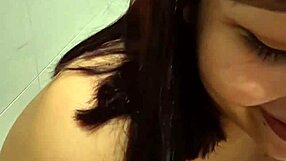 My sister-in-law bathing, I couldn't resist entering to fuck her!