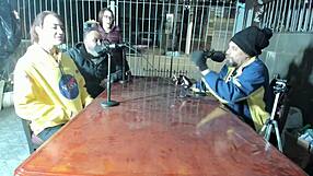 Ma Santos And Binho Ted Invite Rafa To Fuck Luana Live!