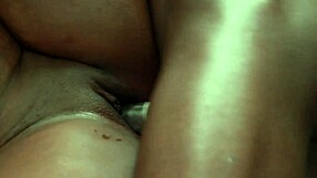 with my girlfriend in a hair salon, i give her makeup then she fucks my big cock