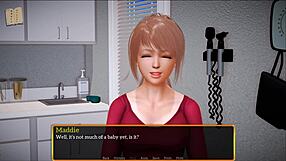 my new family adventure with blonde character