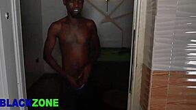 Ebony Step Mom With Small Waist Shows Ass While Cooking In Kitchen