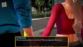 my new family adventure with blonde character