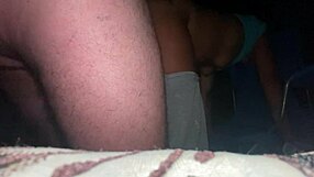 public fuck with bent over pussy sucking 😏