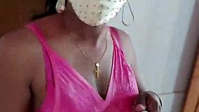 Hell Yeah! Indian Sexy CD Lara Dsouza Rocks Pink Satin Nighty For Wild Action!