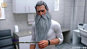 3D visual novel with a curvy girl in a cute outfit