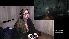 I am playing through until dawn part 5, encountering the brunette with tattoos in lingerie