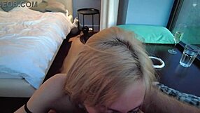 Why Is This Hotel Cleaning Lady Sucking Fat Pig Cock?