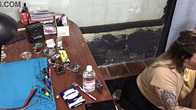 i couldn't pay my technician, so i performed oral