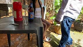 60-year-old man has sex with a woman in a bar in Brazil