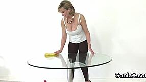 i saw unfaithful english milf sonia expose her large boobies in lingerie