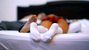 मैं रोक न सका जब शर्मीली लैटिना जवान 18+ को मेरे भाई के दोस्त ने मोटल में ड्रिल किया