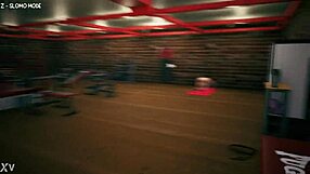 Girls Gym Workout Turns Into Intense Reality Voyeur Session.