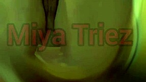 Miya Triez Dazzles with Intense Strip Tease.