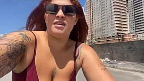 Andando De Bicicleta Sem Calcinha Buceta Suada