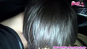 exfreundin auto blowjob beim fahren mit schlucken