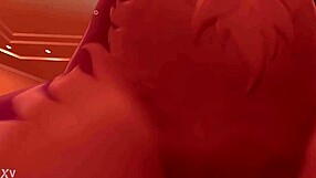 Intense licking of pussy with big clit and muff diving action