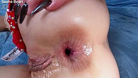 big anal gape with sasha beart in 1on1 atm sloppy head action