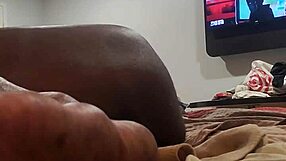 Horny Guy Jacks Off To His Own Porn Videos
