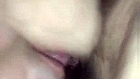Girlfriend gives deep oral on balcony