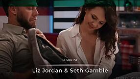 Seth Gamble and Victoria Voxx in a hardcore scene with a teen amateur