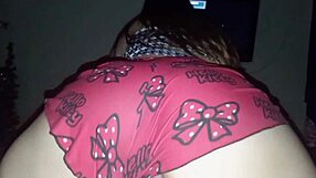 Horny stepdaughter rides her stepfather hard with big tits bouncing!