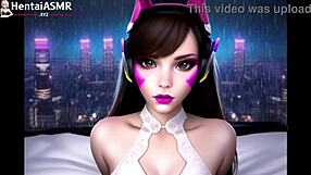 Binaural rain asmr in d.va's bedroom!