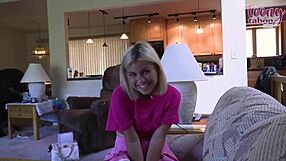 babysitter lilith grace has a quickie with seth, riding his cock and making him cum inside 😏