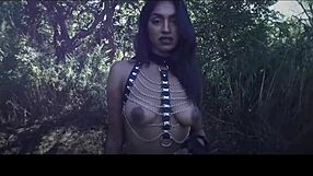 Sexy Model Topless In The Outdoor - Photo Shoot