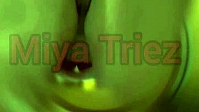 Miya Triez Dazzles with Intense Strip Tease.