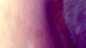 ex ebony girlfriend plays with vibrator and sucks my cock close up