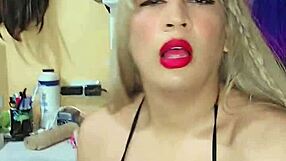 I am masturbating as a transsexual with a nice penis